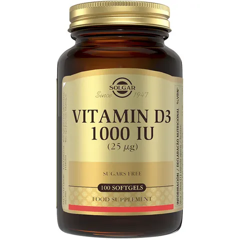Solgar Vitamina D3 1000 ul 100 Comprimidos – imagen 5