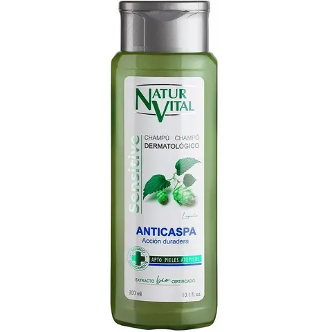 Naturvital Champú Sensitive anticaspa 300 ml – imagen 4