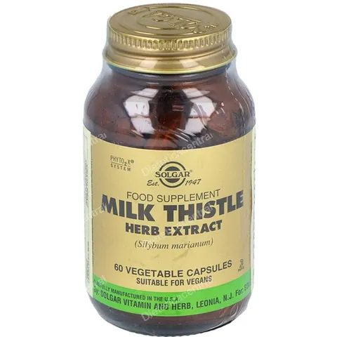 Solgar MILK THISTLE HERB EXTRACT 60 VCaps – imagen 2