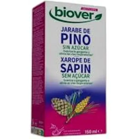 Biover jarabe de pino sin azucar 150ml – imagen 2