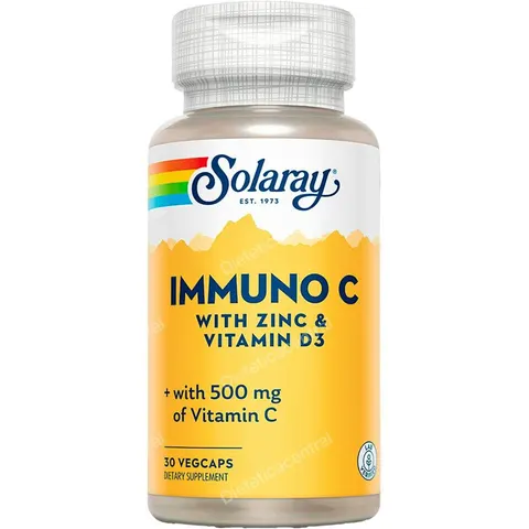 Solaray immuno c +d3+zn 30vcap. – imagen 2