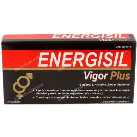 Energisil Vigor Plus 30 Cápsulas – imagen 3