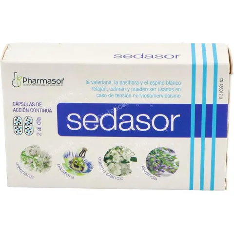 Pharmasor Sedasor Acción Continua 30 Cápsulas – imagen 2