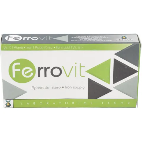 Laboratorios Tegor Ferrovit vitablets 30 comprimidos – imagen 2