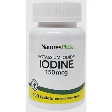NaturesPlus Iodine 150 Mcg 100 Comprimidos – imagen 2
