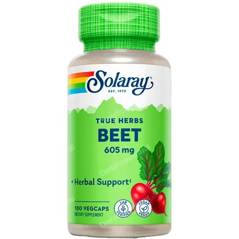 Solaray Beet Root Remolacha 100 Cápsulas Vegetales – imagen 2