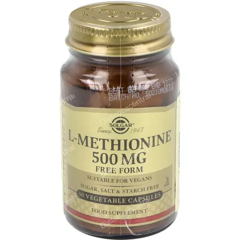 Solgar l-metionina 500mg. 30cap. – imagen 3