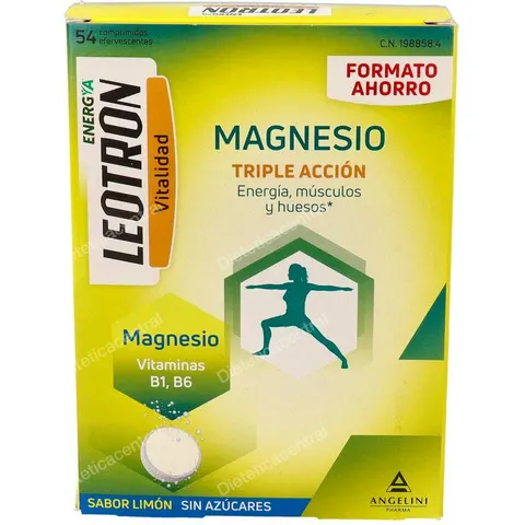 Leotron Magnesio 54 Comprimidos Efervescentes – imagen 3
