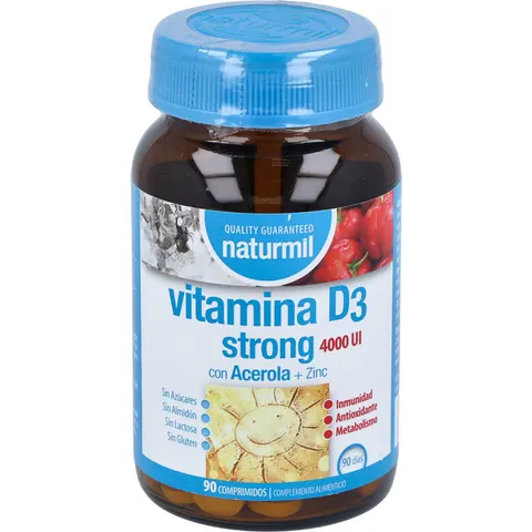 Naturmil Vitamina D3 Strong 90comp – imagen 2