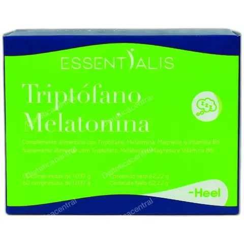Essentialis Triptófano Melatonina 60 Comprimidos – imagen 3