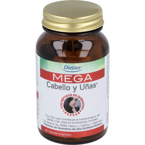 Dietisa mega cabello y uñas 60cap. – imagen 2