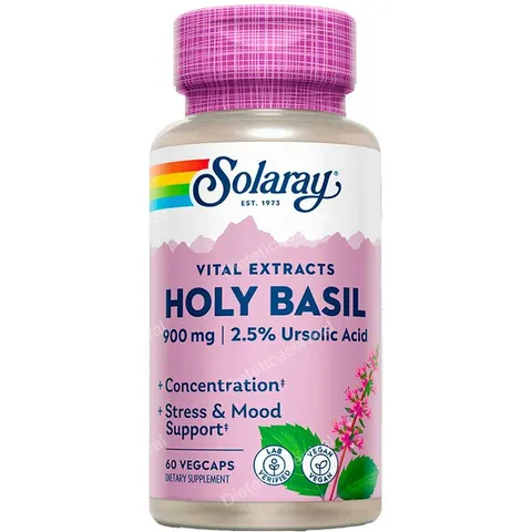Solaray holy basil 450mg. 60cap. – imagen 2