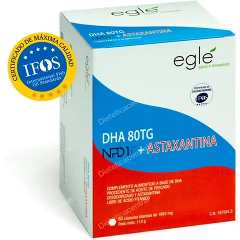 Egle npd1 dha + astaxantina 60cap. – imagen 2