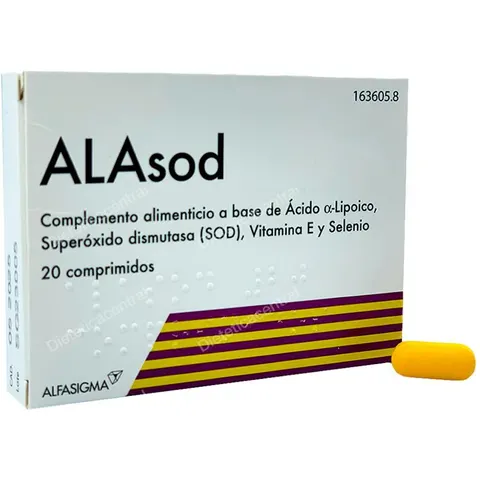 Alfasigma Alasod 20 Comprimidos – imagen 3