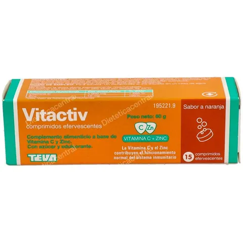 TEVA Vitactiv 15 Comprimidos – imagen 2