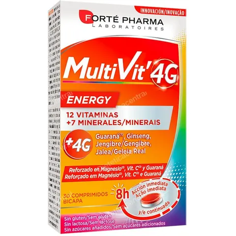 Forte Pharma Multivit'4G Energy 30 comp – imagen 5