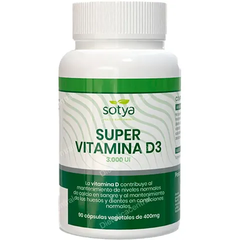 Sotya Súper Vitamina D3 90 cápsulas – imagen 3