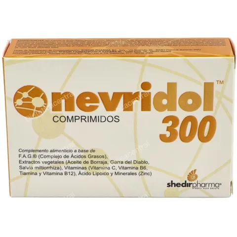 SHEDIR PHARMA Nevridol 300 30comp – imagen 2