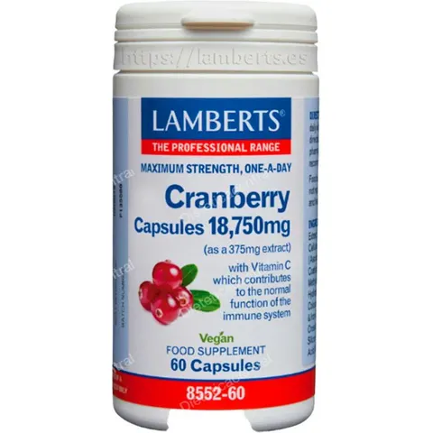 Lamberts CRANBERRY 18750mg 60 Tabs – imagen 2