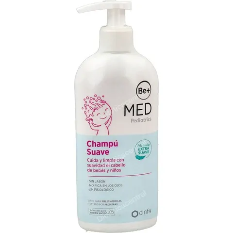 Be+ Med Pediatrics Champú Suave 300 ml – imagen 2