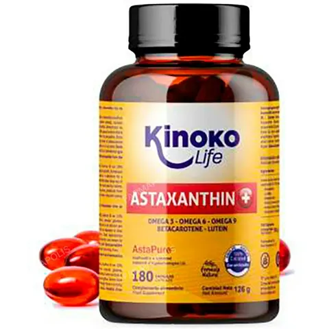Kinoko life astaxantina plus 180 cap. – imagen 2