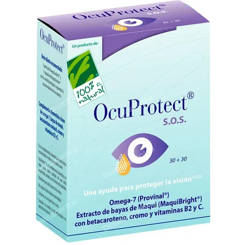 100% Natural OcuProtect 30 Cápsulas – imagen 2