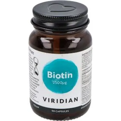 Viridian Biotina 2500 ug 90 Caps – imagen 3