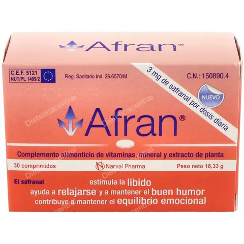 Narval Pharma Afran 30 Comprimidos – imagen 3