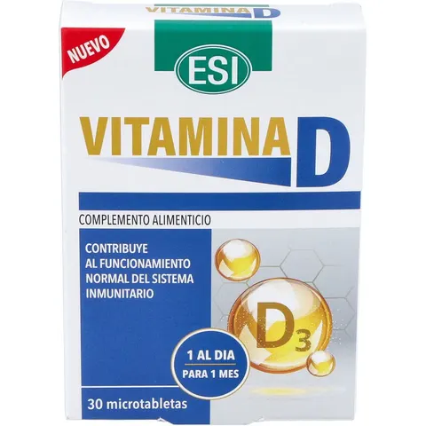 ESI Vitamina D 30 Tabletas – imagen 3