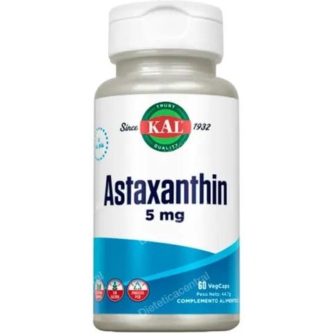 Kal Astaxanthin 5 mg 60 Tabs – imagen 3