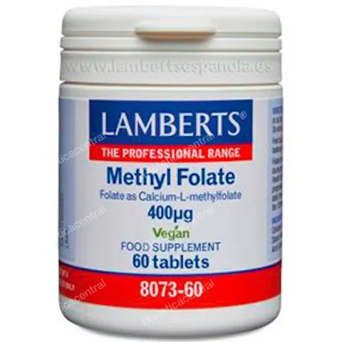 Lamberts methyl folate 400mg 60comp. – imagen 2