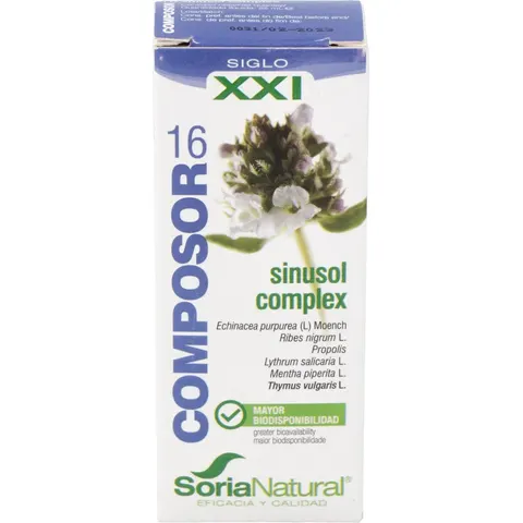 Soria natural composor 16 sinusol complex xxi 25ml. – imagen 3