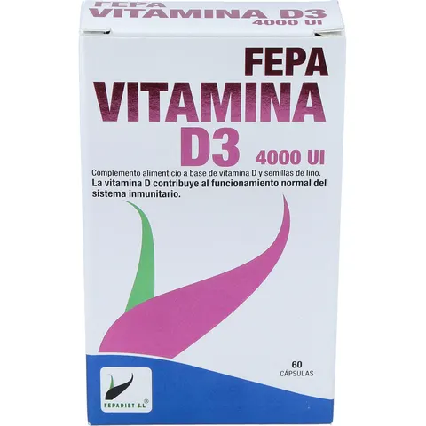 Fepadiet Vitamina D3 4000 UI 60 caps – imagen 2