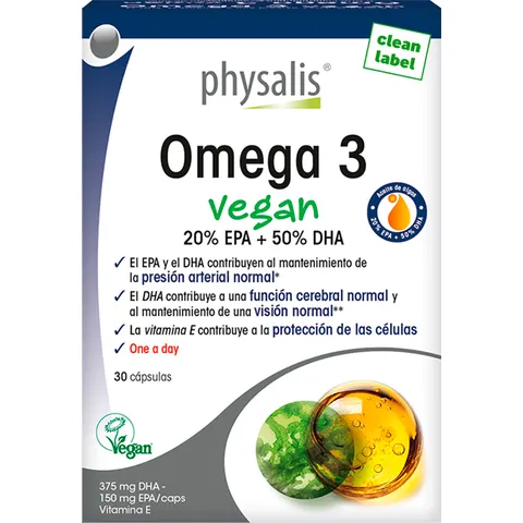 Physalis Omega 3 Vegan 30 Cápsulas – imagen 2