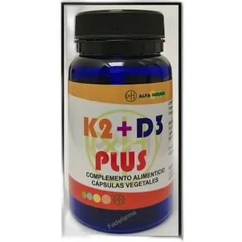 Alfa Herbal K2+D3 Plus 60 Cápsulas – imagen 2
