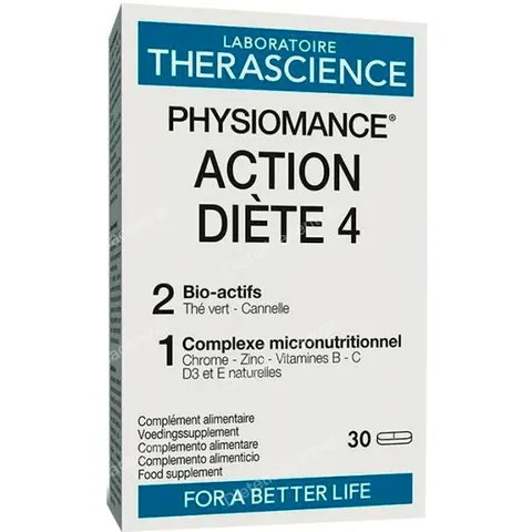 Physiomance Acción Dieta 4 30 comp – imagen 2