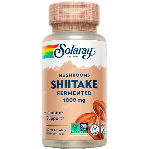 Solaray shiitake 500mg. 60cap.veg – imagen 2
