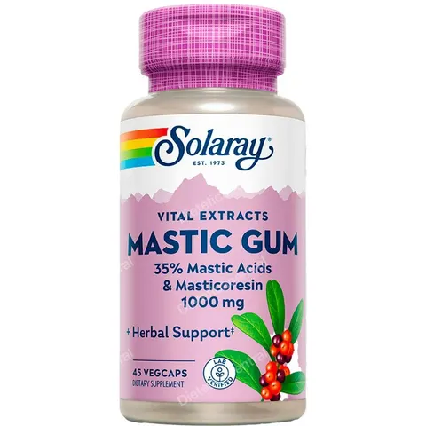 Solaray mastic gum 1000mg. 45cap.veg – imagen 2