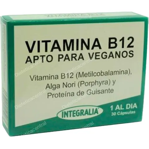 Integralia vitamina b12 30cap. – imagen 2