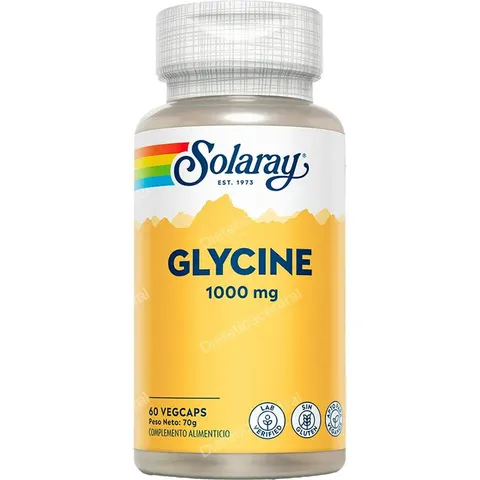 Solaray glycine 1000mg. 60cap.veg – imagen 2