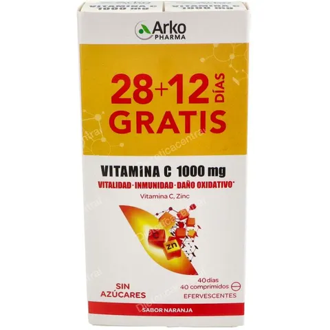 Arkopharma Vitamina C 1000 mg Efervescente 2 X20 comp – imagen 3