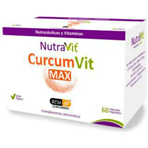 Nutravit curcumvit max bcm95 60 cap – imagen 2