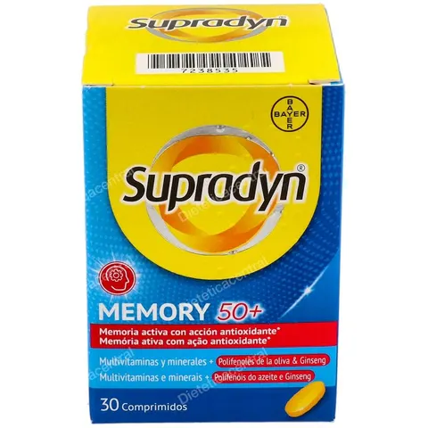 Supradyn memoria 50+ 30comp. – imagen 4