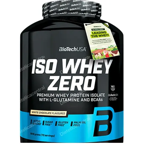 Biotechusa iso whey zero 1816g chocolate blanco – imagen 2
