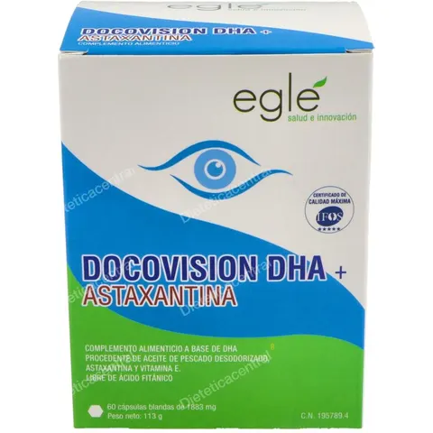 Egle Docovision Dha+ Astaxantina 60 Caps – imagen 2