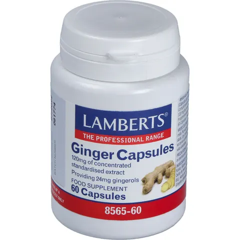 Lamberts ginger jengibre 60cap. – imagen 2