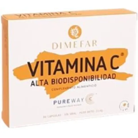 Dimefar Vitamina C 500 mg 30 Cápsulas – imagen 2