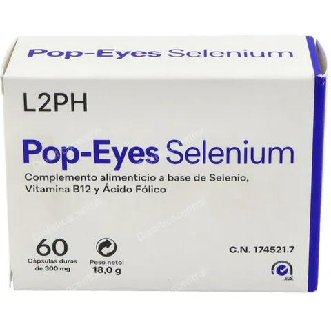 L2Pharma Pop Eyes Selenium 60 Cápsulas – imagen 2
