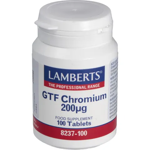 Lamberts CROMO GTF 200µg 100 Tabs – imagen 2