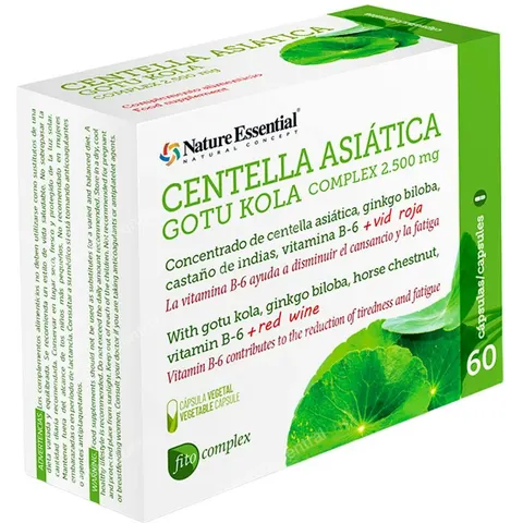 Nature Essential Centella Asiática Complex 60 Cápsulas – imagen 3